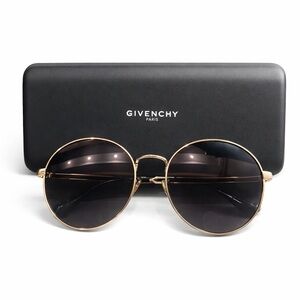 Givenchy Gold Frame Round Sunglasses